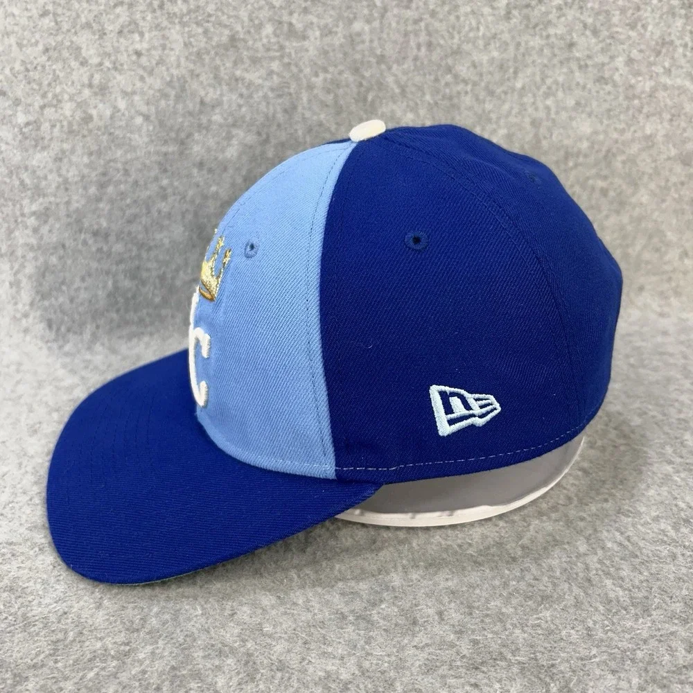 Kansas City Royals New Era 9FORTY Snapback Cap Blue KC Crown MLB